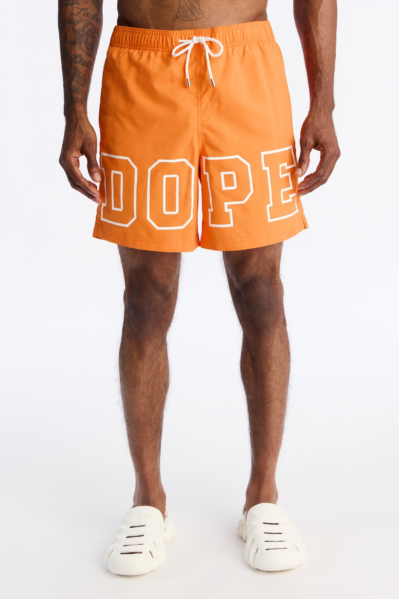 It's Dope Swim Trunk 7″ - Orange image 1