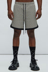 Rushmore Knit Warmup Shorts - Black/combo image 1