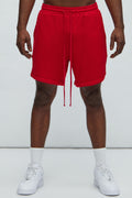 Catanina Textured Shorts - Red image 1