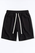 Tyson Oversize Heavyweight Sweat Shorts - Black image 1
