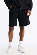Relaxed Moonflare Denim Short - Black image 1