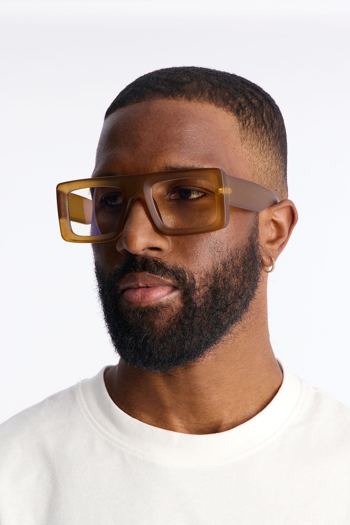 Prestige Matte Flat Top Sunglasses - Tan image 1