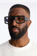 Prestige Matte Flat Top Sunglasses - Black image 1