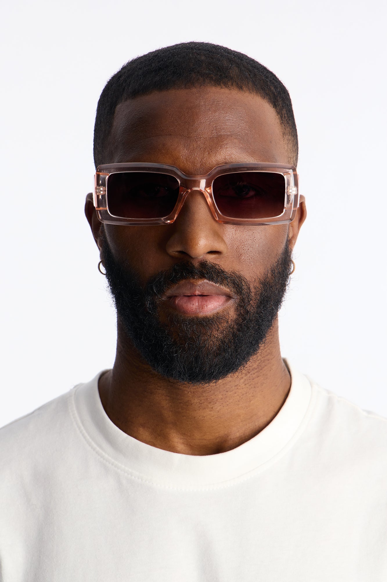 Stay Focused Colored Lens Sunglasses - Blush image 1