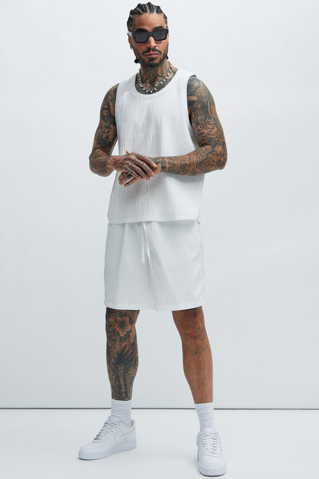 Santiago Relaxed Shorts - White image 3