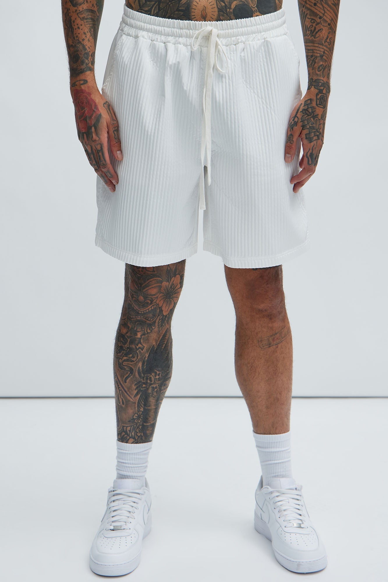 Santiago Relaxed Shorts - White image 1