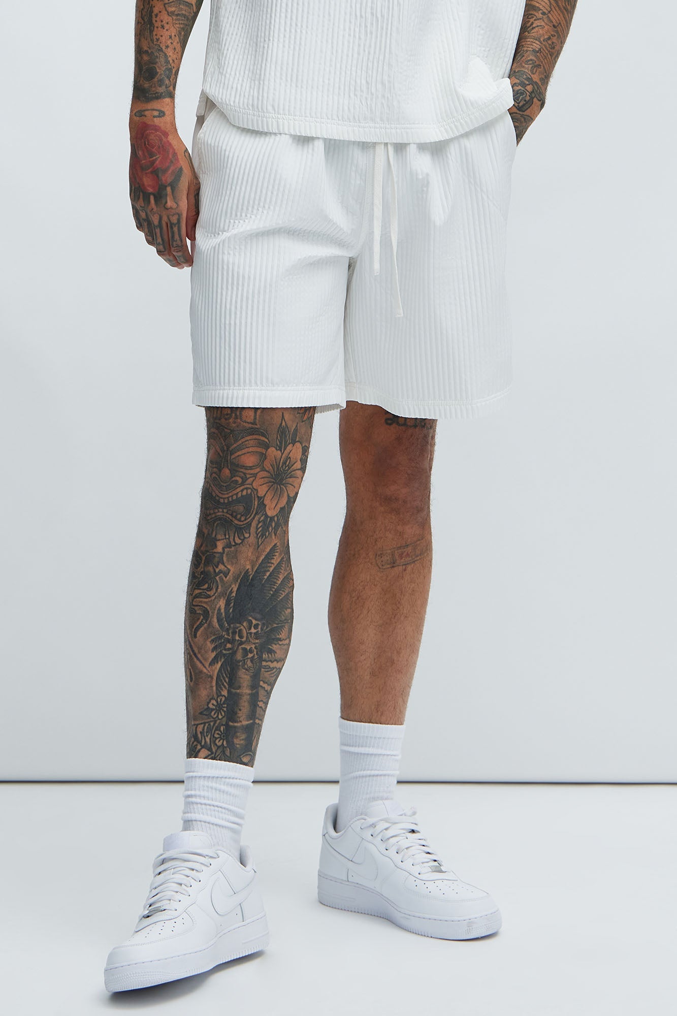Santiago Relaxed Shorts - White image 2