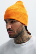 Ribbed Beanie - Orange image 1