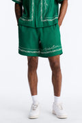 Relaxed Kingston Embroidered Short - Green image 1