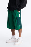 Baggy Manchester Colorblock Short - Green image 1