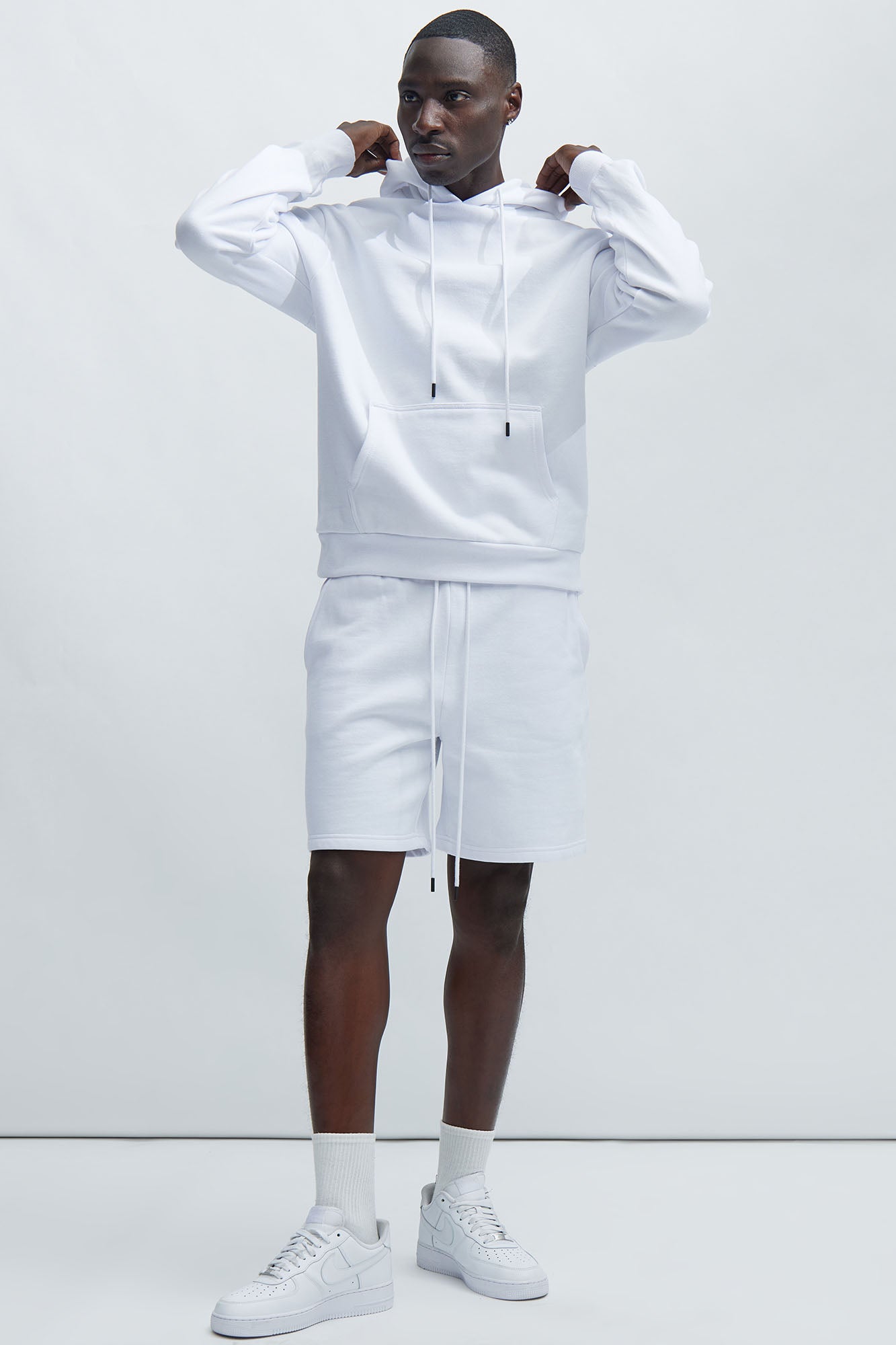 Tyson Sweatshort - White image 2