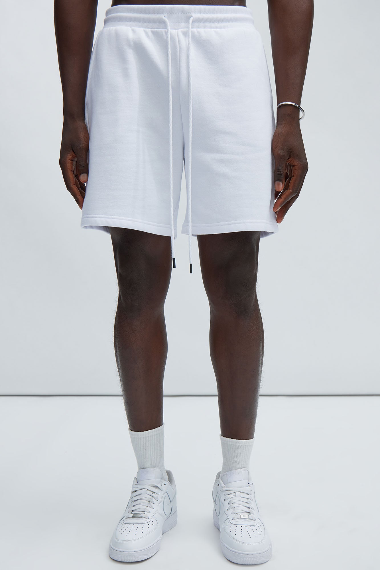 Tyson Sweatshort - White image 3