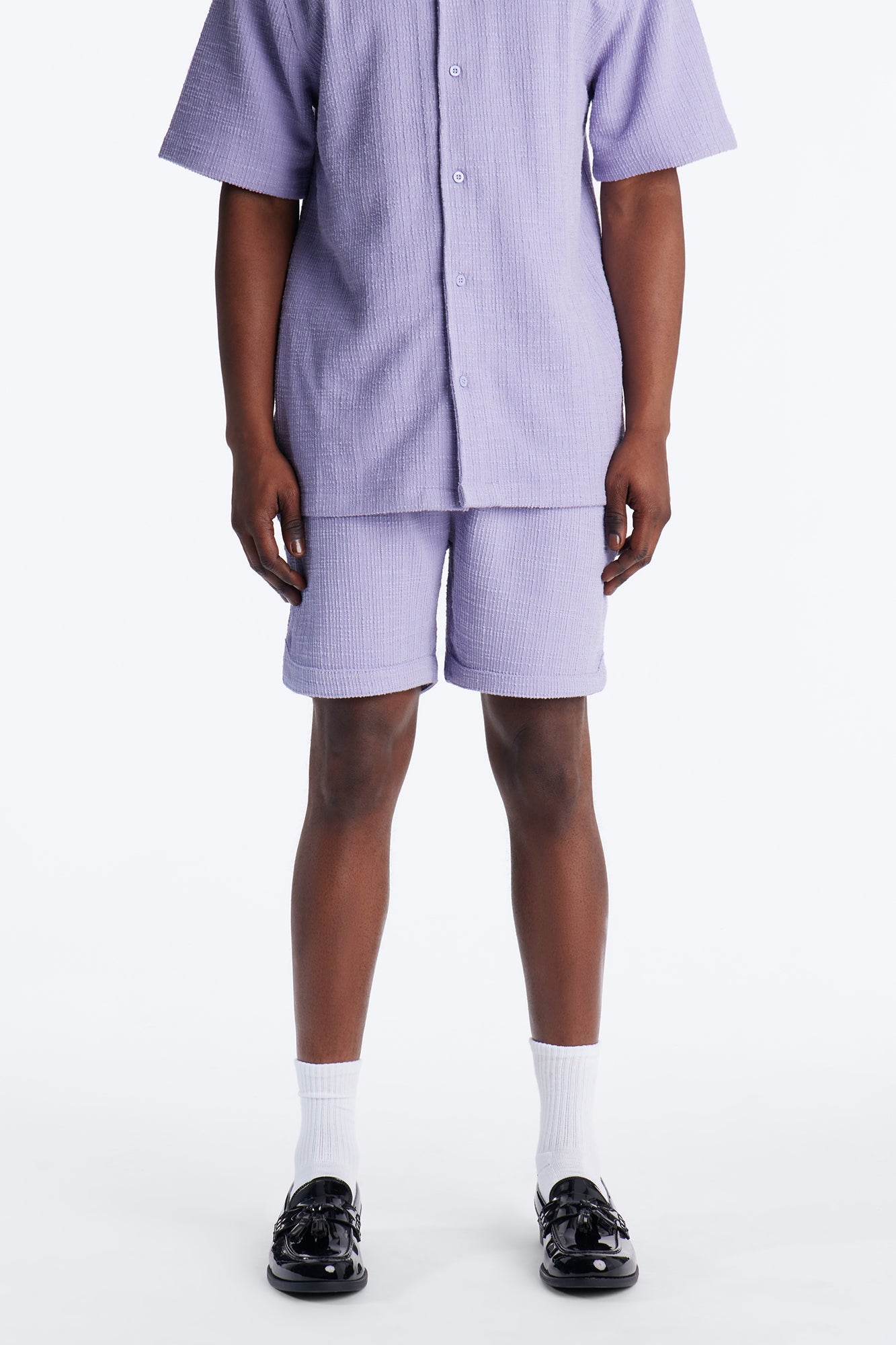 Dean Textured Short - Lavender image 1