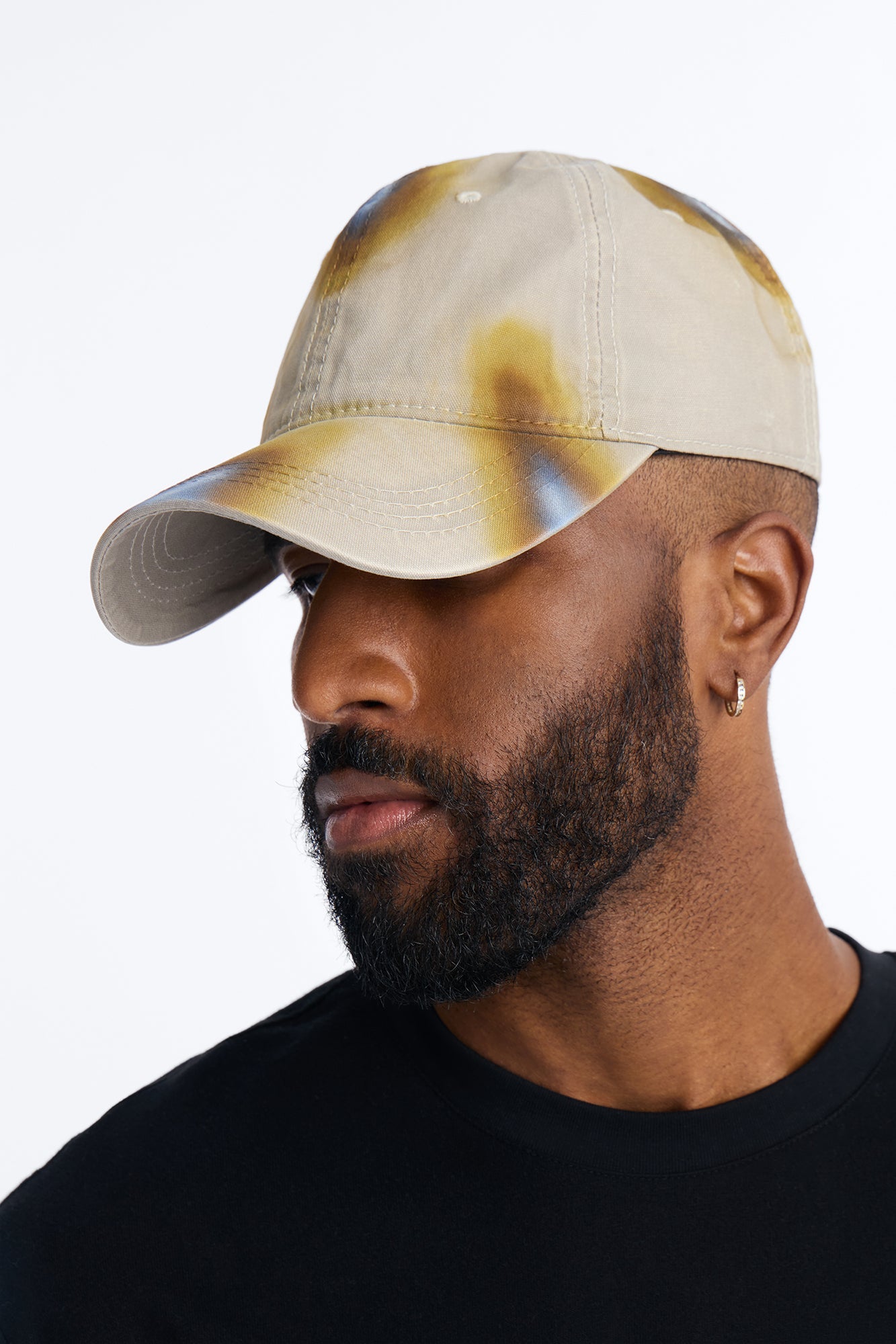 Burnt Ironclad Snapback Hat - Grey/combo image 1