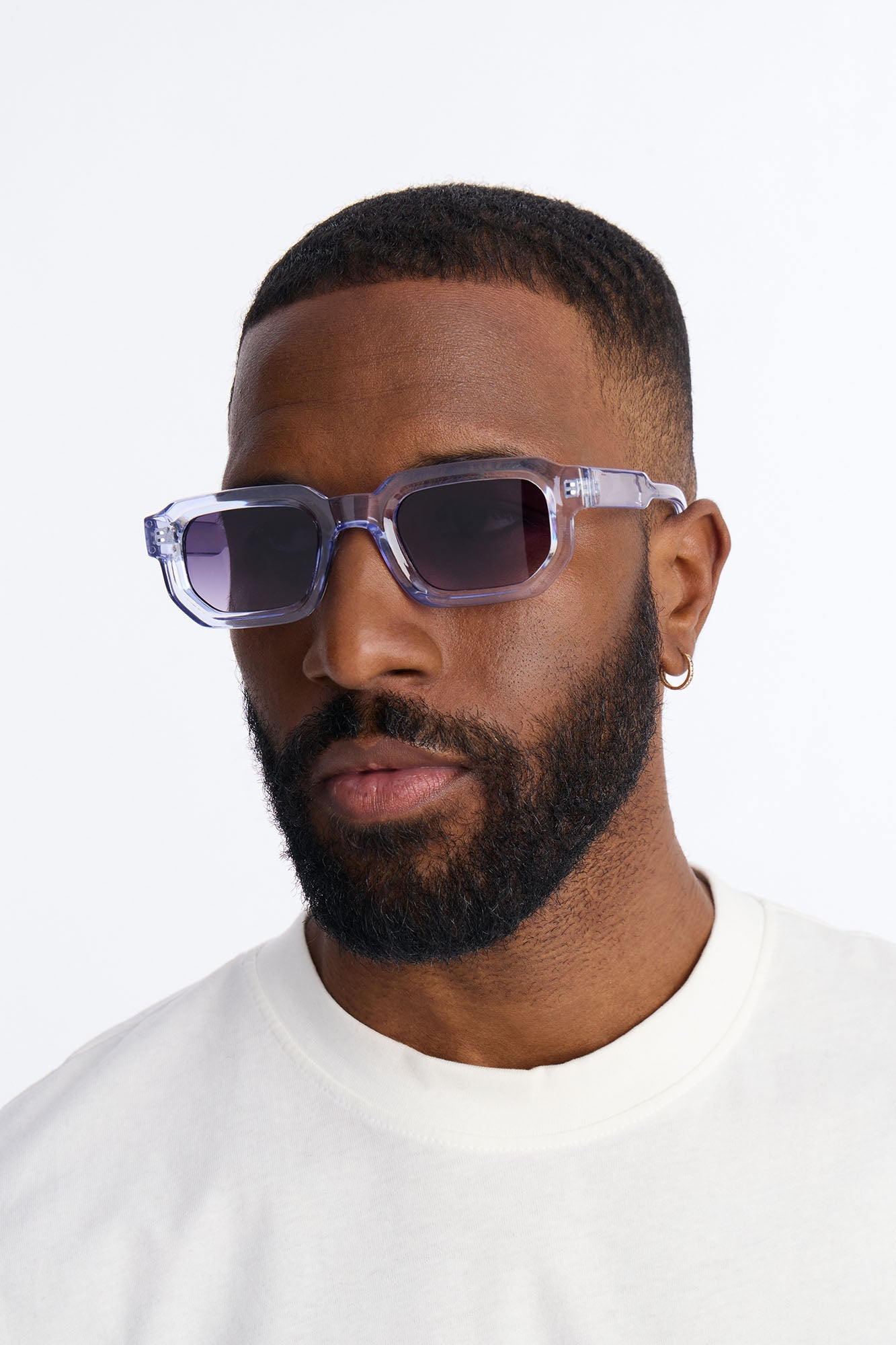 Crisp Cool Square Sunglasses - Blue image 1