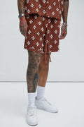 Starlet Warmup Shorts - Brown image 1