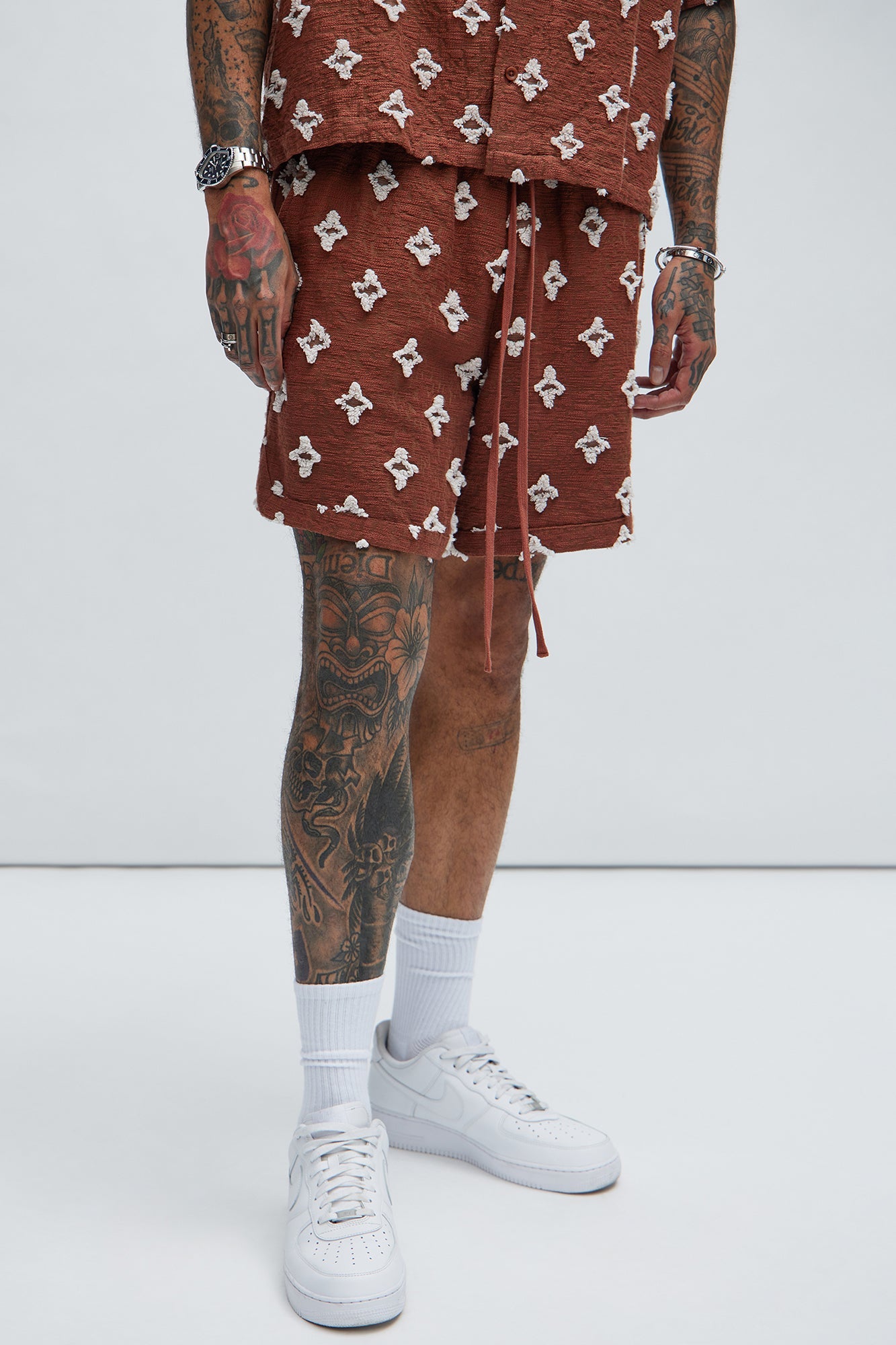 Starlet Warmup Shorts - Brown image 1