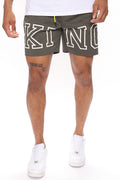 King Nylon Shorts - Olive image 1