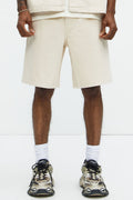 Colin Relaxed Denim Shorts - Sand image 1