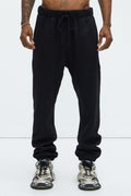 Tyson Heavyweight Sweat Jogger - Black image 1