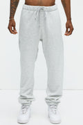 Tyson Heavyweight Sweat Jogger - Heather Grey image 1