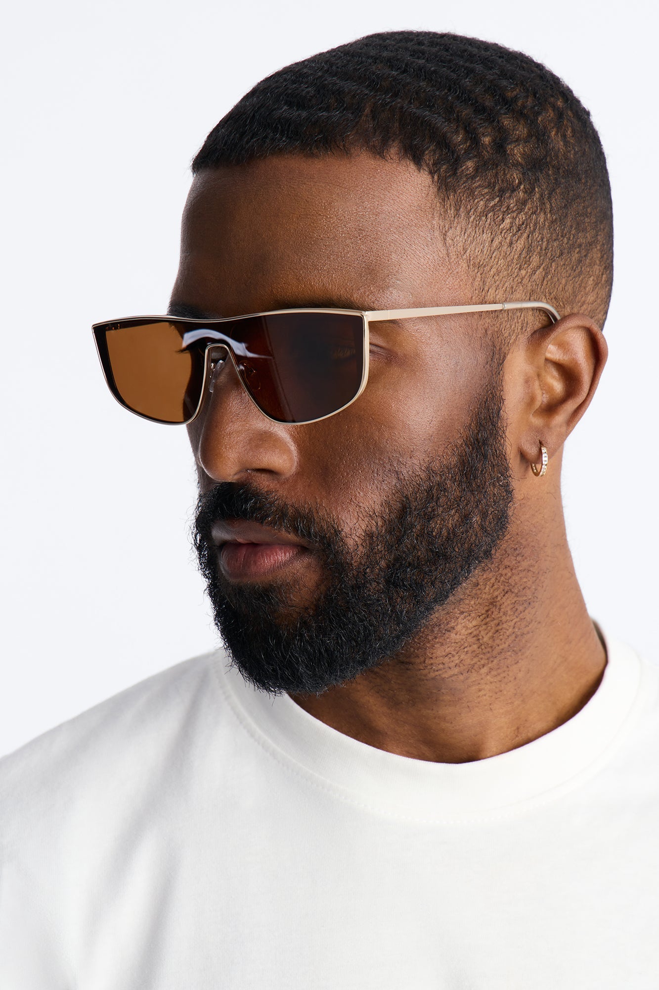High End Wayfarer Sunglasses - Gold image 1