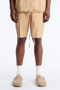 Relaxed Tropic Fearless Frayed Short - Tan image 1