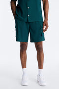 Golden Hour Relaxed Cargo Short - Hunter Green image 1