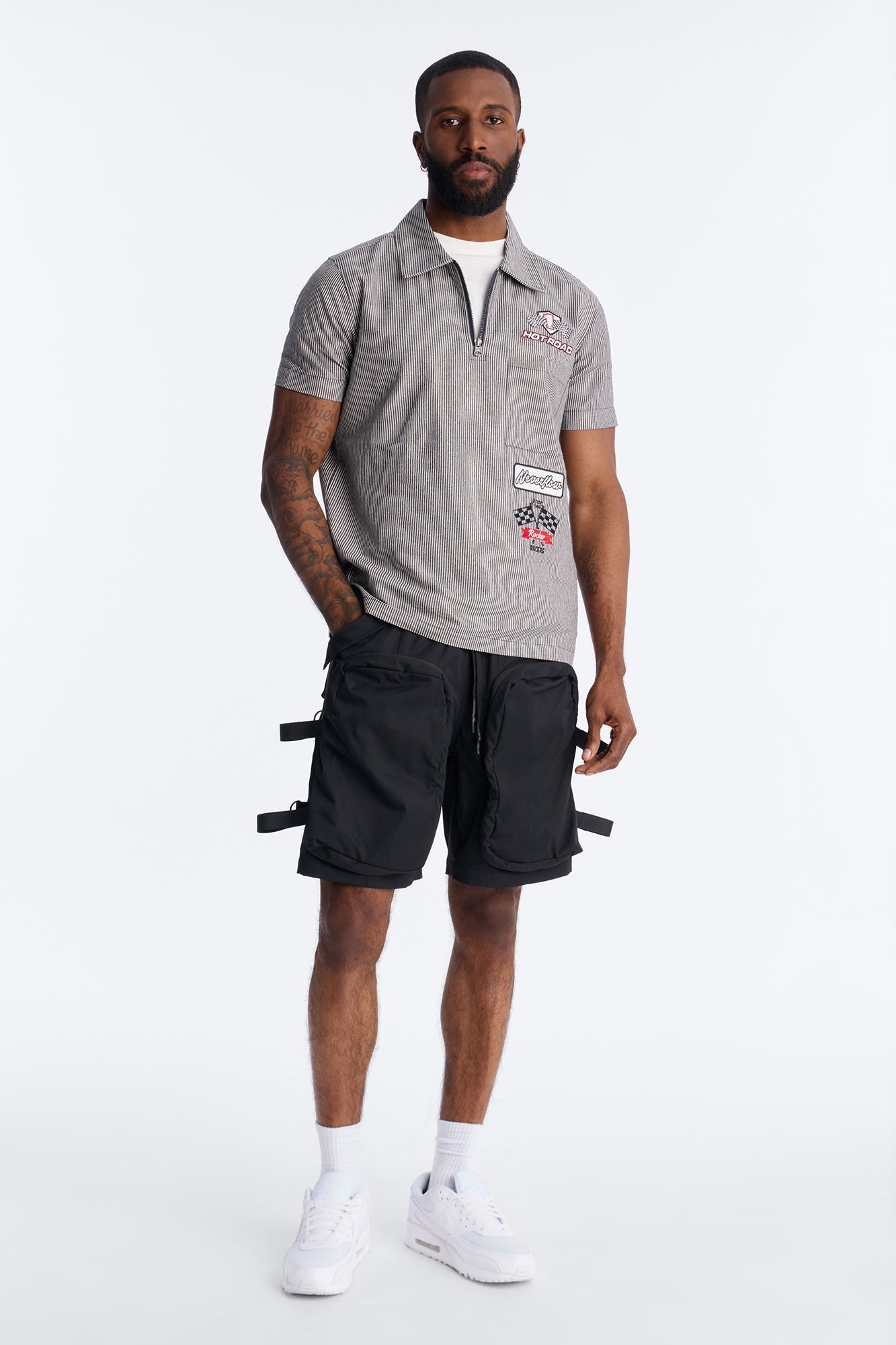 Relaxed Runyon Tech Short - Black image 1
