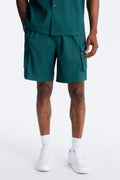 Show Up Relaxed Cargo Short - Teal image 1