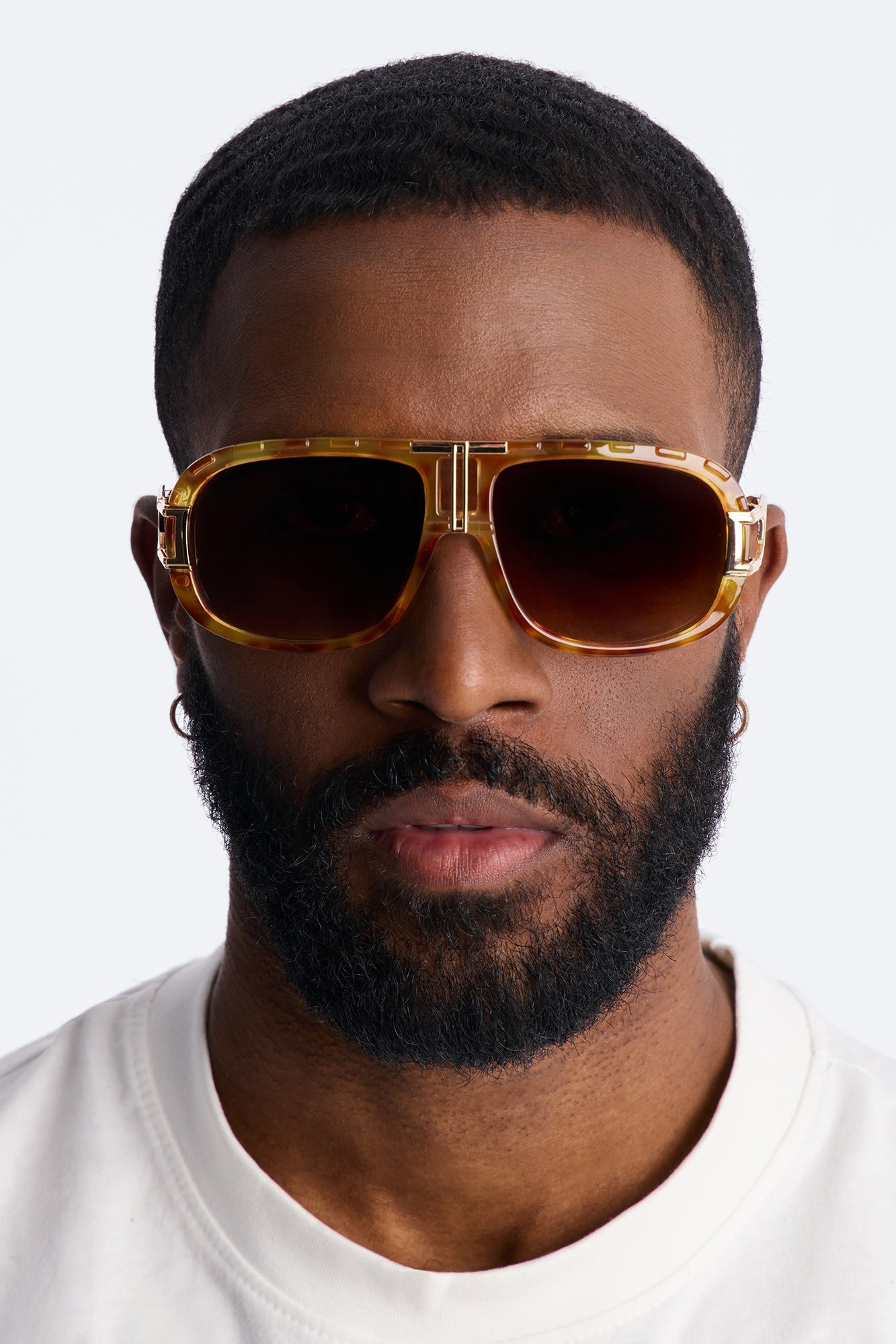 Updated Aviator Sunglasses - Orange image 1