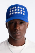 All Star Cotton Twill Mesh Snapback Hat - Blue image 1