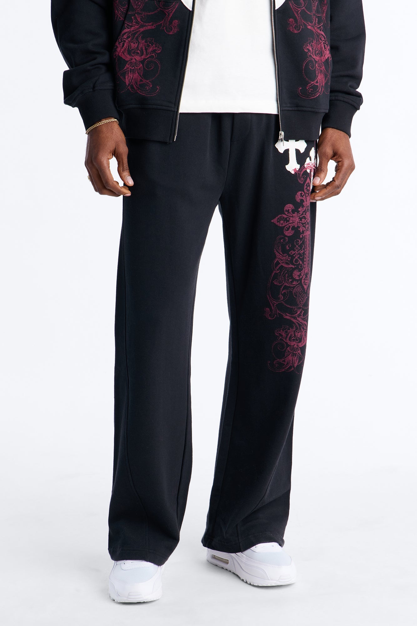 Pick Up Your Cross Patch Sweatpants - Black image 1