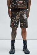 Cassiel Tapestry Shorts - Multi Color image 1