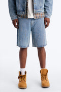 Relaxed Street Ice Denim Short - Light Wash image 1