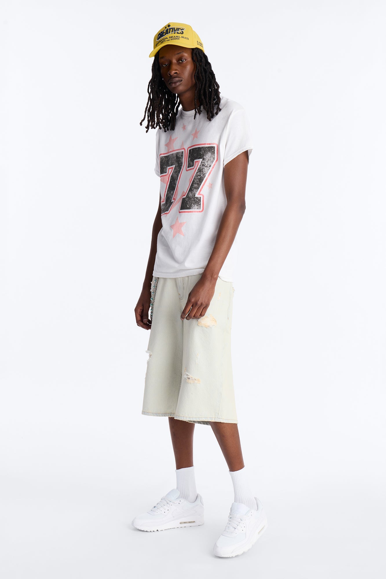 Baggy Arctic Denim Short - Light Wash image 2