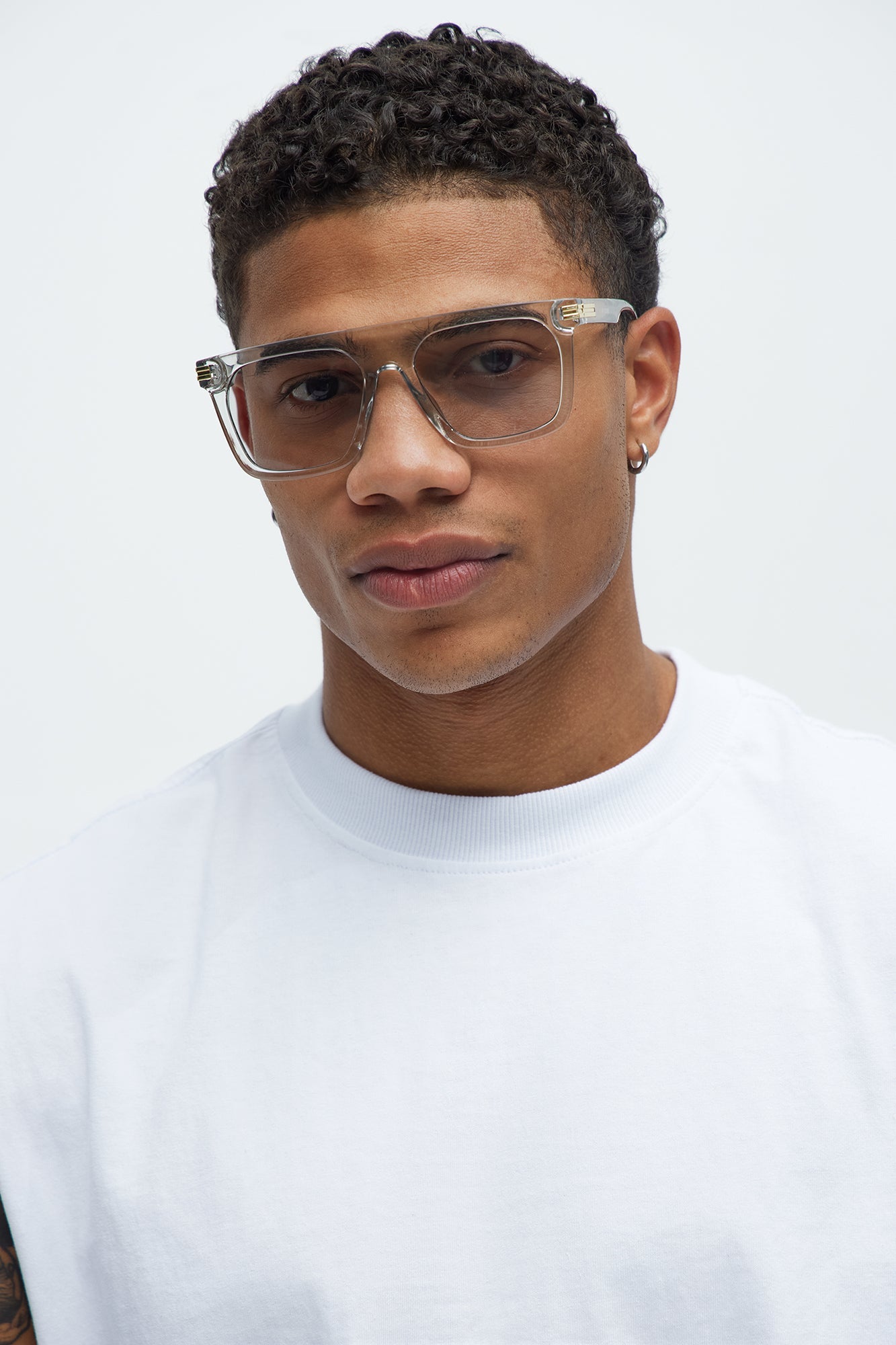 Xalapa Flat Top Sunglasses - Clear image 1
