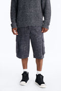 Baggy Mental State Cargo Short - Charcoal image 1