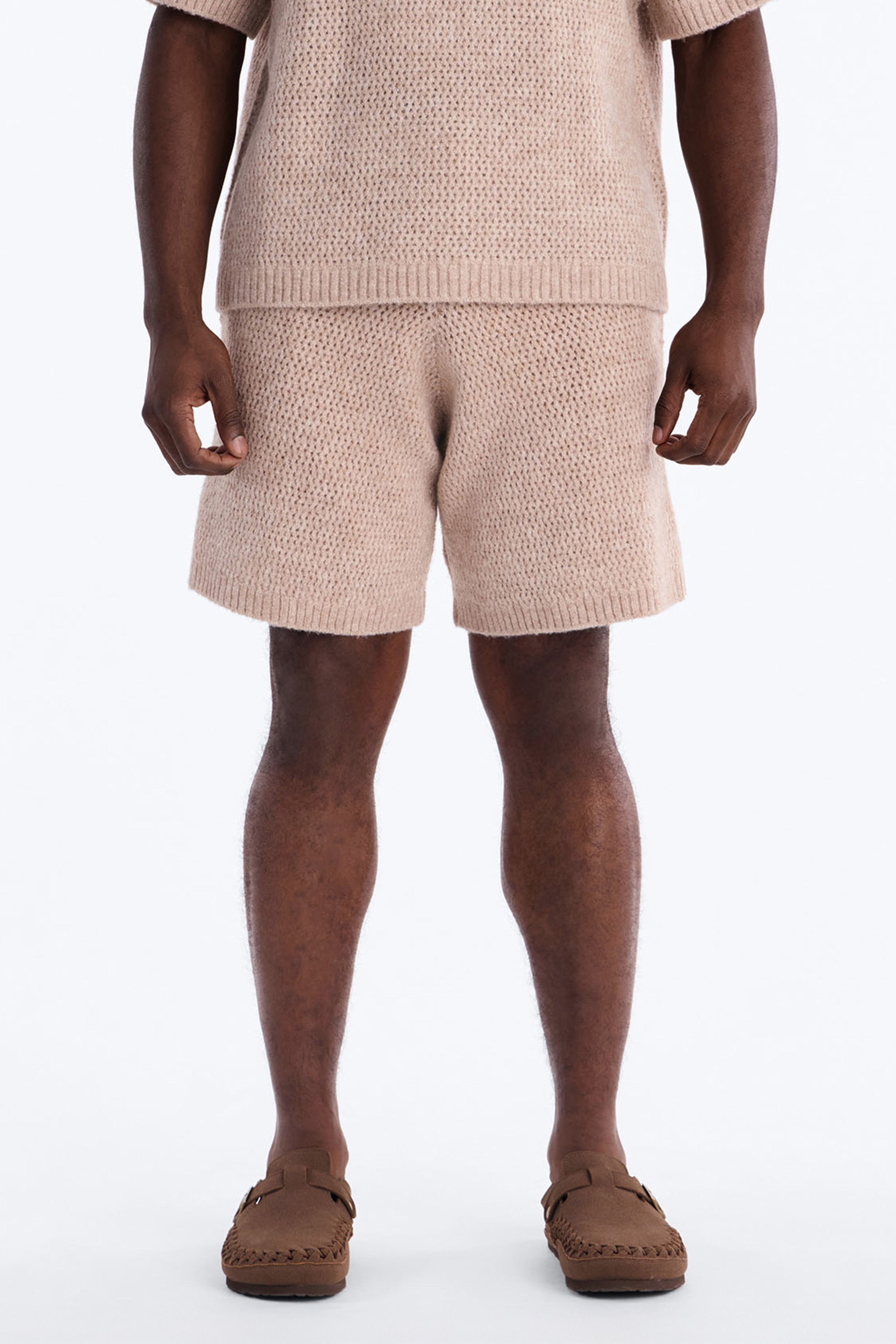Relaxed Venice Sweater Short - Stone image 1