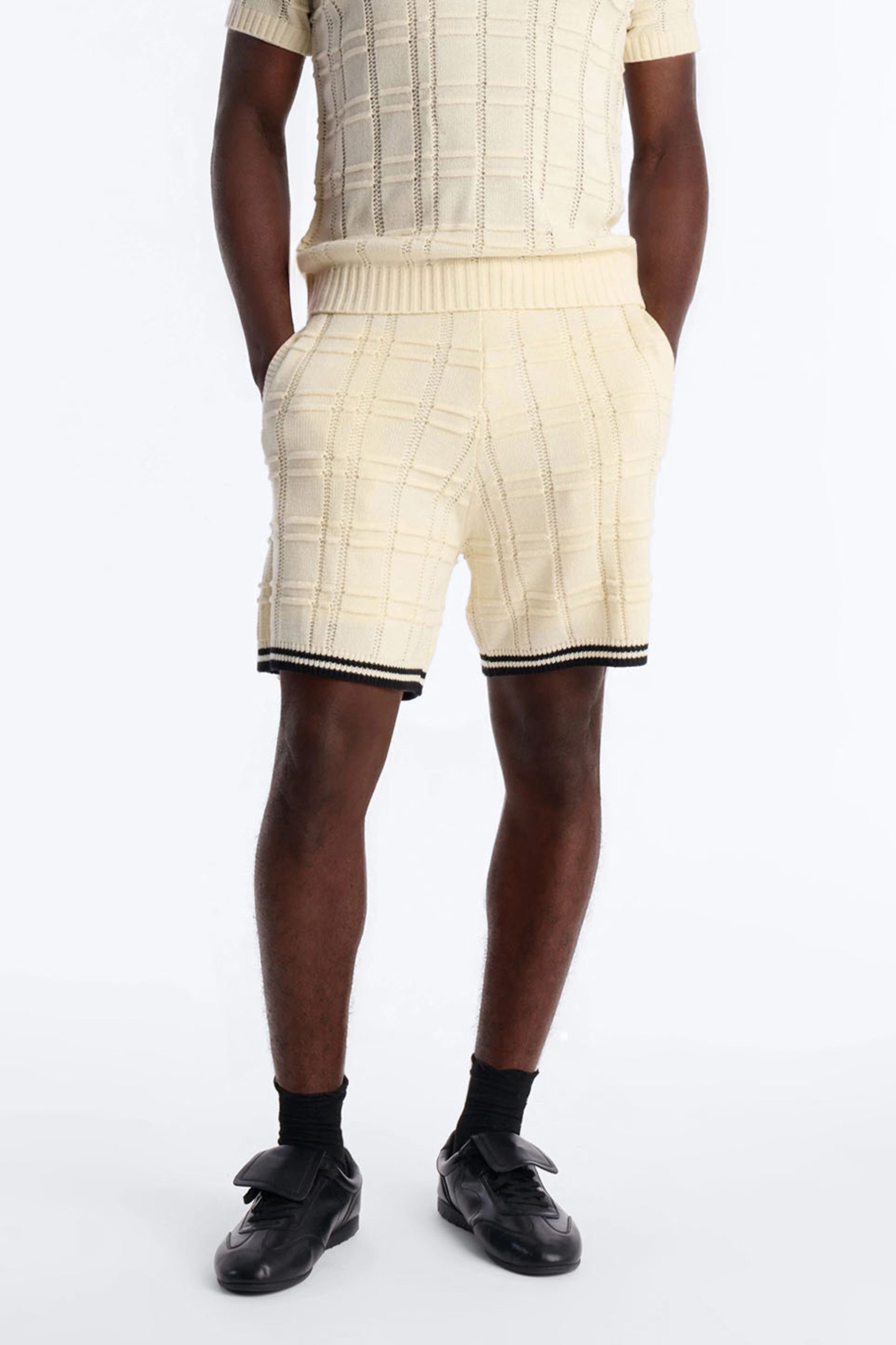 Relaxed Riviera Knit Short - Cream image 1