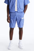 Relaxed Desert Dunes Cargo Short - Blue image 1