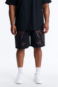 Eternal Fire Sweatshorts - Black image 1