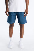 Relaxed Diamond Appeal Contrast Thread Short - Blue image 1