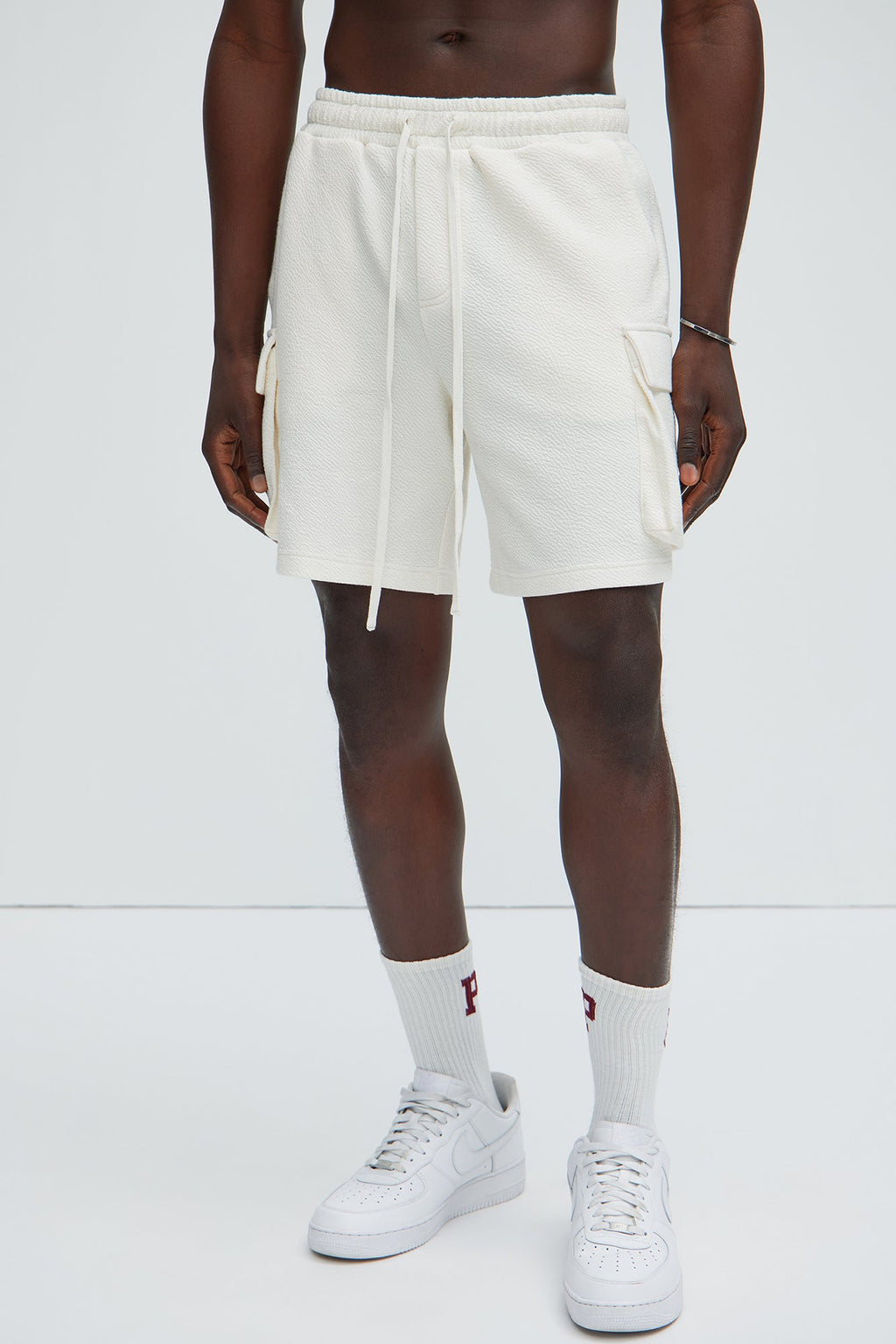 Lewis Relaxed Shorts - Cream image 3