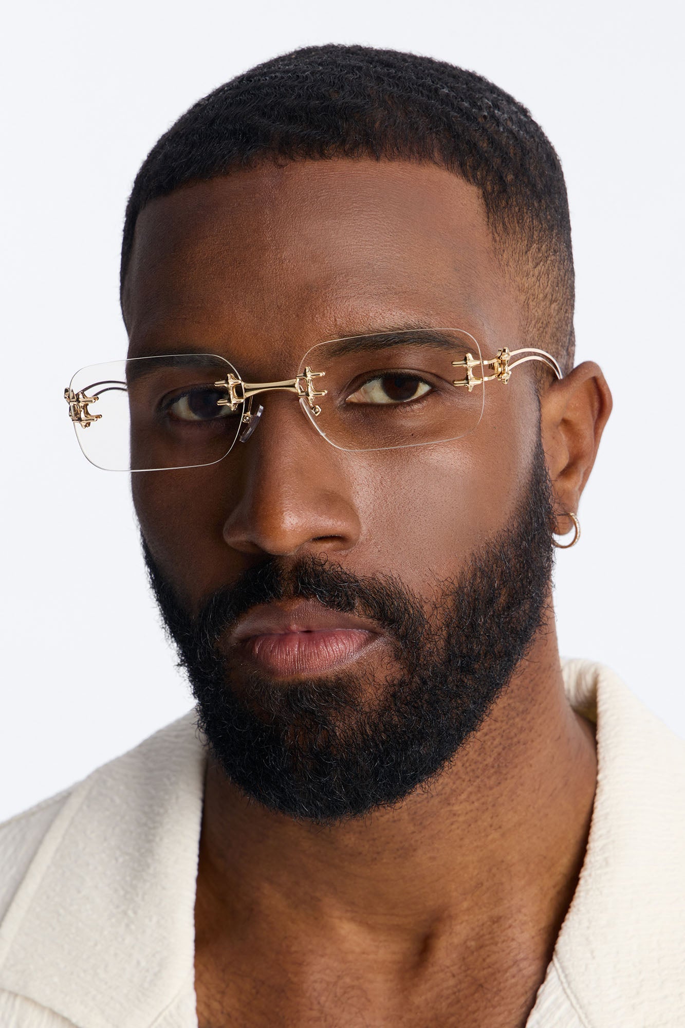 Starlight Rays Sunglasses - Gold/Clear image 1