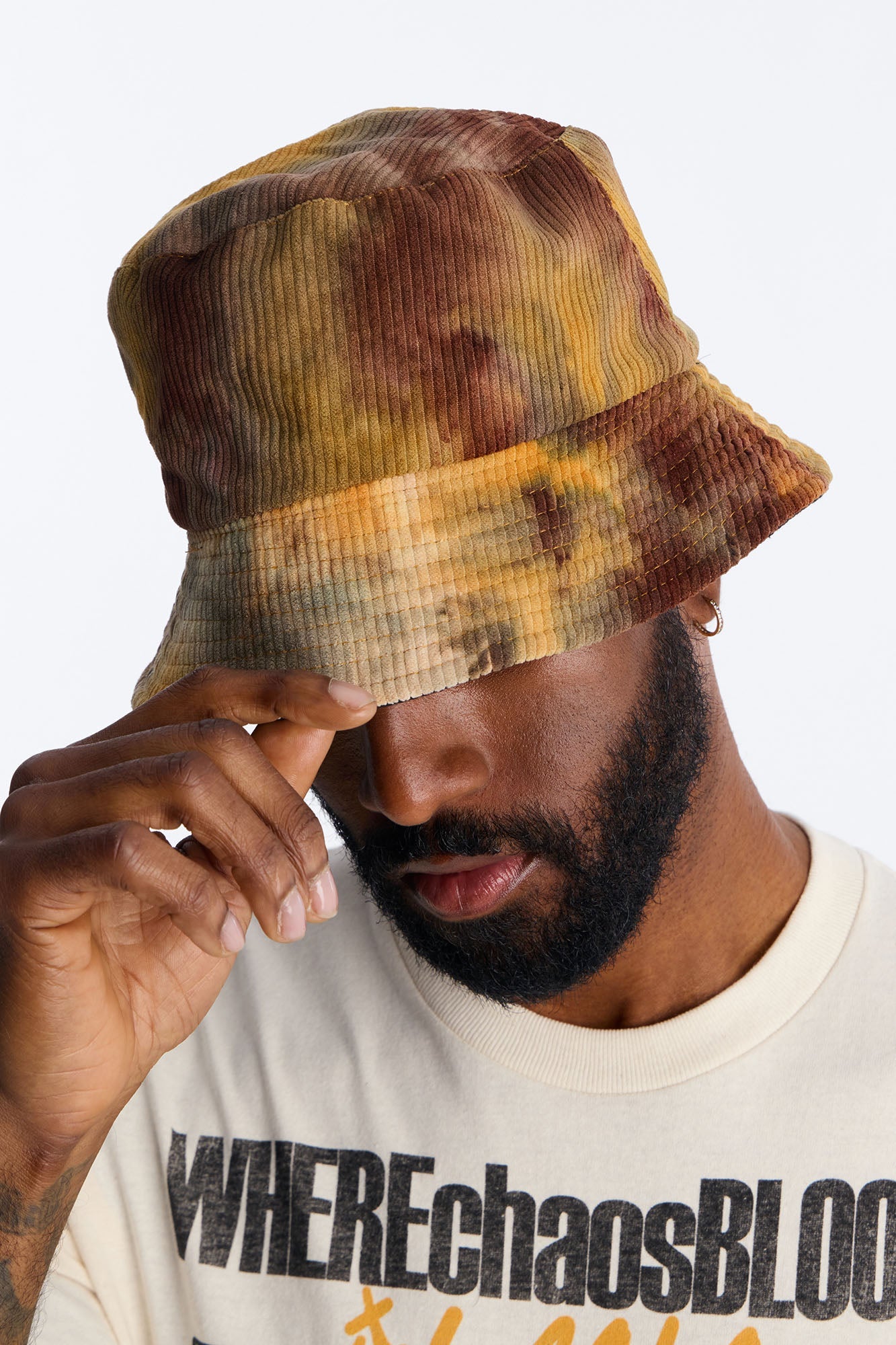 Spilled Over Bucket Hat - Orange image 1