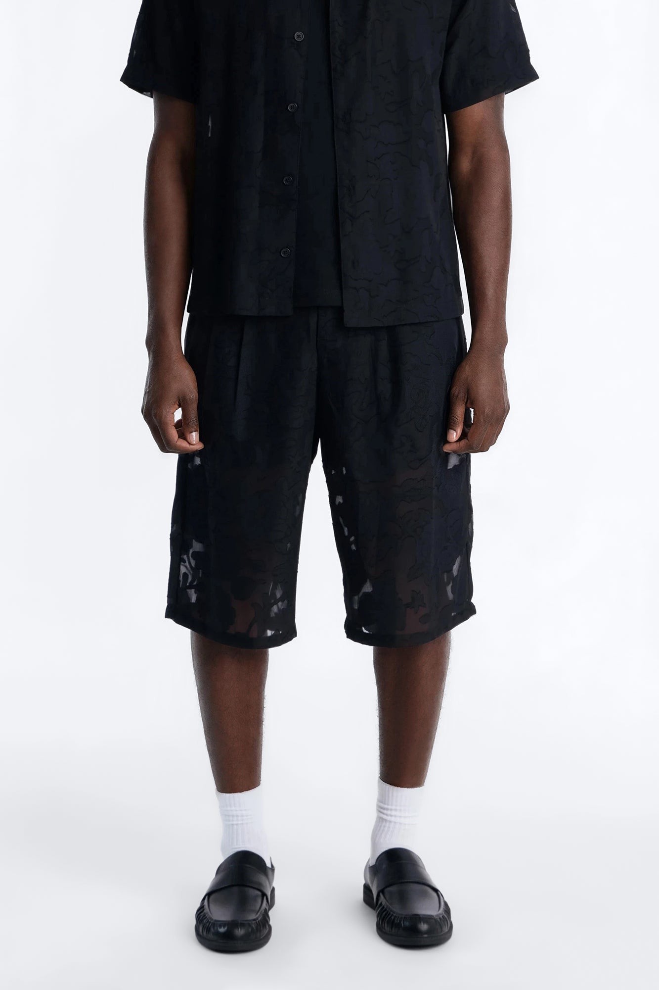 Baggy Duskforged Desert Rose Short - Black image 1