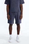 On The Go Washed Sweatshort - Navy image 1