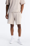 On The Go Washed Sweatshort - Taupe image 1