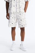 Relaxed Sand Blossom Short - White/combo image 1